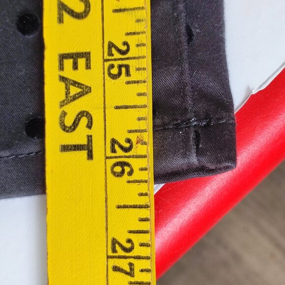 Democracy Ab'Solution leans grey with black polka dot women's size 6 - Picture 14 of 16